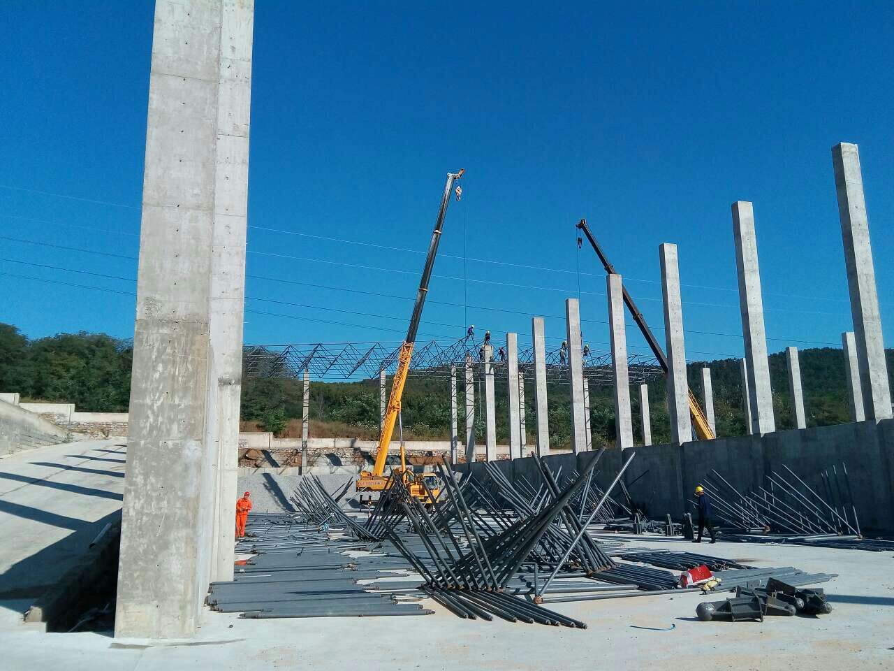 奎屯搅拌站网架